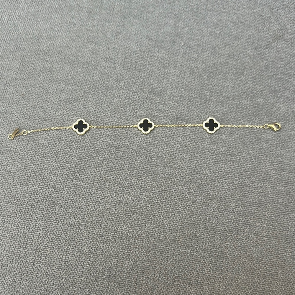 Rachel Zoe Gold and Black Bracelet
